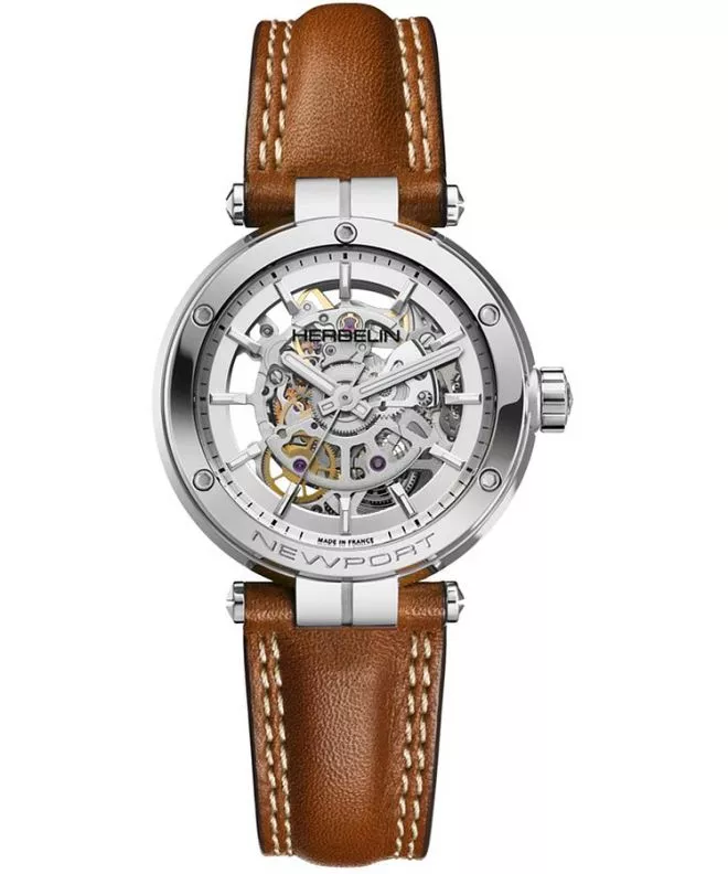 Hodinky dámske Herbelin Newport Skeleton Automatic 1658SQ12GD