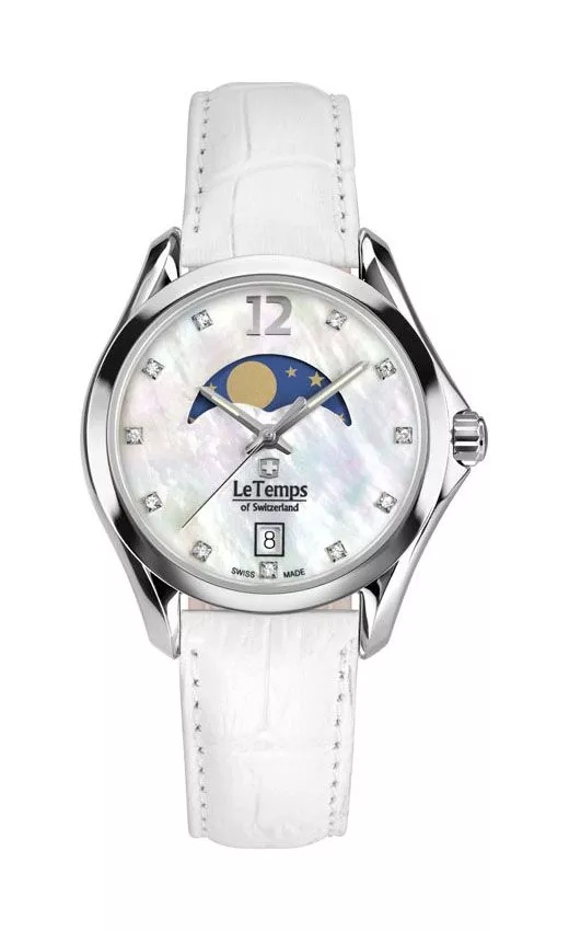 Hodinky dámske Le Temps Sport Elegance Moon Phase LT1030.06BL04