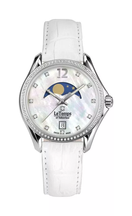 Hodinky dámske Le Temps Sport Elegance Moon Phase LT1030.16BL04