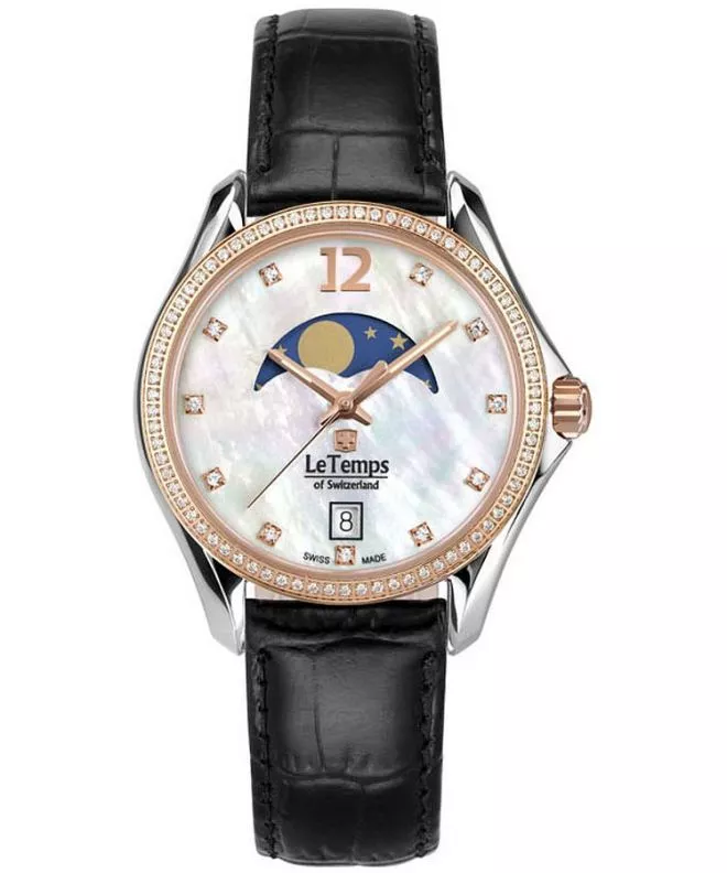 Hodinky dámske Le Temps Sport Elegance Moon Phase LT1030.46BL51