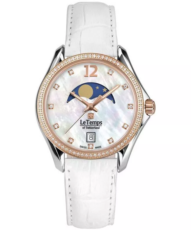 Hodinky dámske Le Temps Sport Elegance Moon Phase LT1030.46BL54
