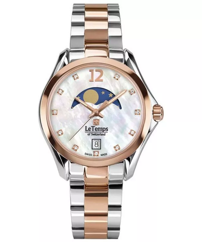 Hodinky dámske Le Temps Sport Elegance Moon Phase LT1030.49BT02