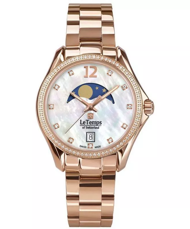Hodinky dámske Le Temps Sport Elegance Moon Phase LT1030.56BD02