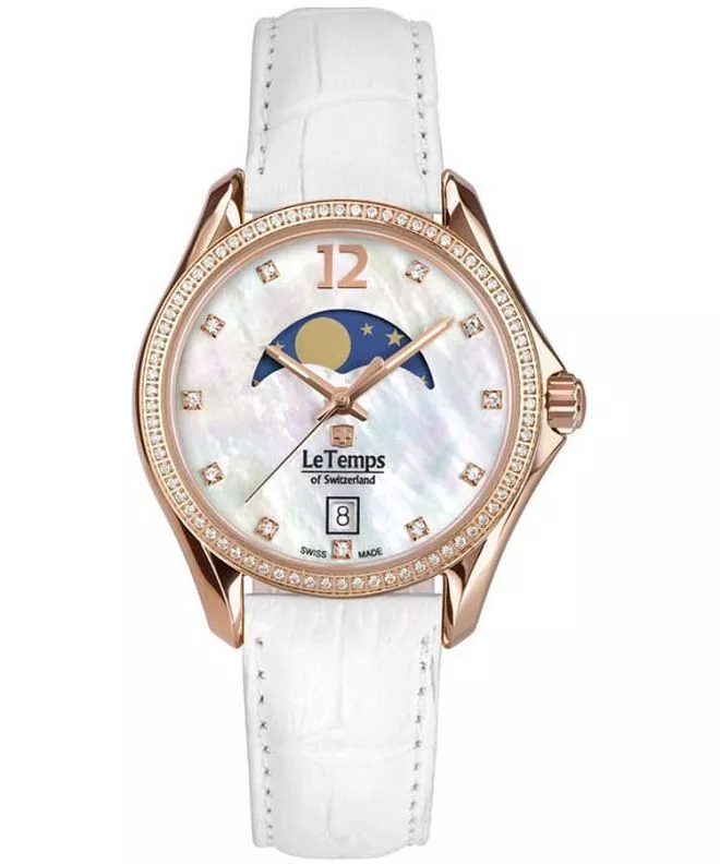 Hodinky dámske Le Temps Sport Elegance Moon Phase LT1030.56BL54