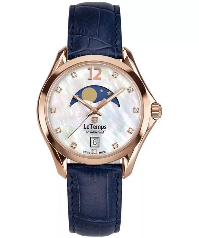 Hodinky dámske Le Temps Sport Elegance Moon Phase LT1030.59BL53