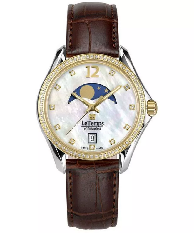 Hodinky dámske Le Temps Sport Elegance Moon Phase LT1030.66BL62