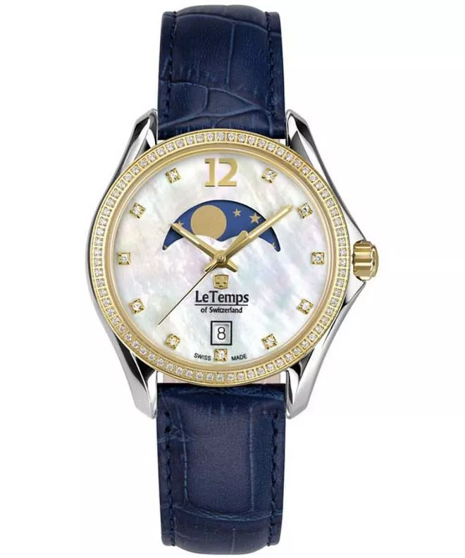 Hodinky dámske Le Temps Sport Elegance Moon Phase LT1030.66BL63