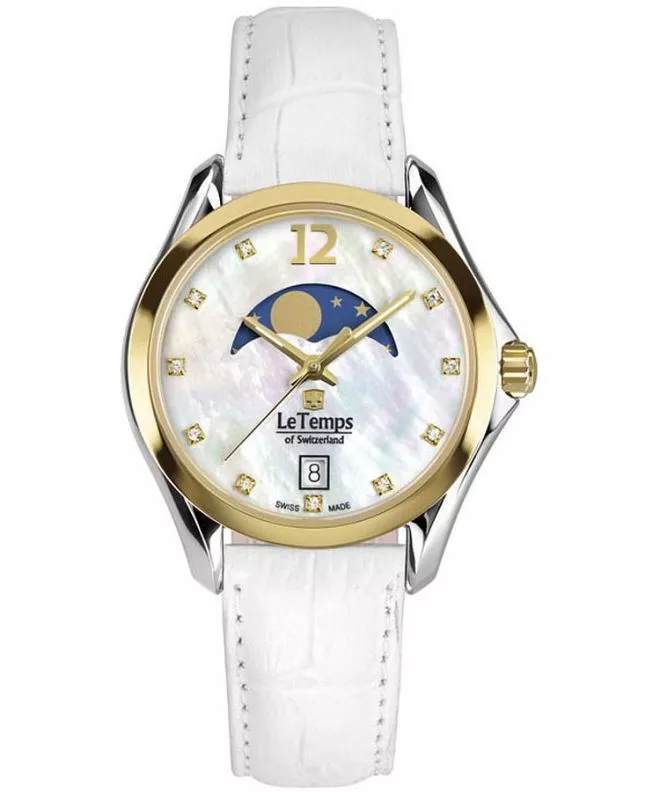 Hodinky dámske Le Temps Sport Elegance Moon Phase LT1030.69BL64