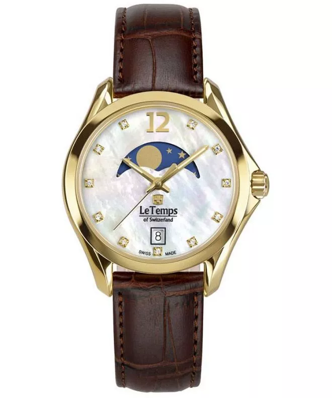 Hodinky dámske Le Temps Sport Elegance Moon Phase LT1030.89BL62