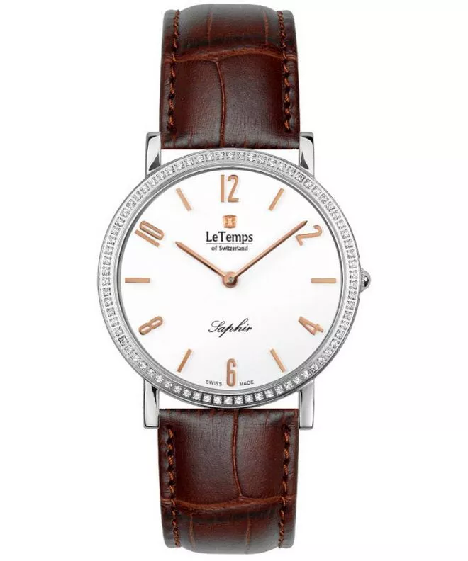 Hodinky dámske Le Temps Zafira Slim Swarovski LT1086.41BL02