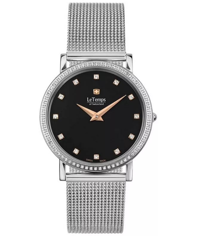 Hodinky dámske Le Temps Zafira Slim Swarovski LT1086.46BS01