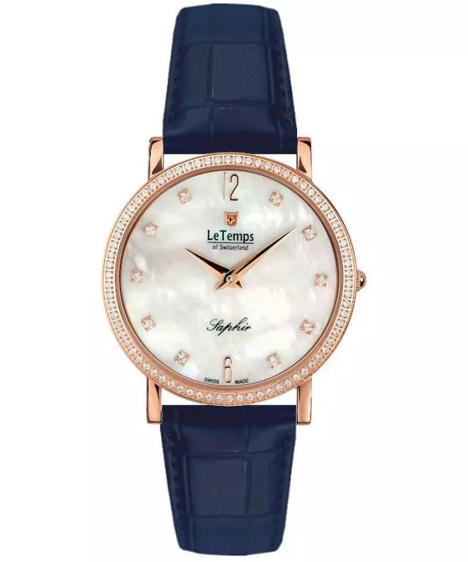 Hodinky dámske Le Temps Zafira Slim Swarovski LT1086.55BL53