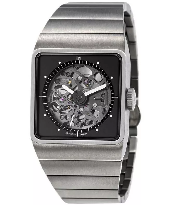 Hodinky dámske Lip Big TV Titanium Automatic Skeleton 671656