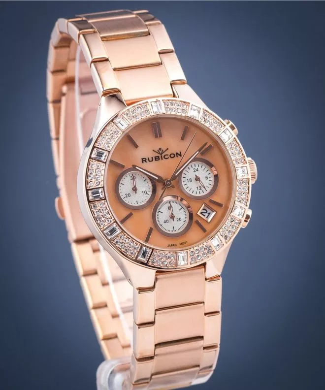 Hodinky Dámske Rubicon Chronograph Outlet RNBD05RIMS03AX-outlet