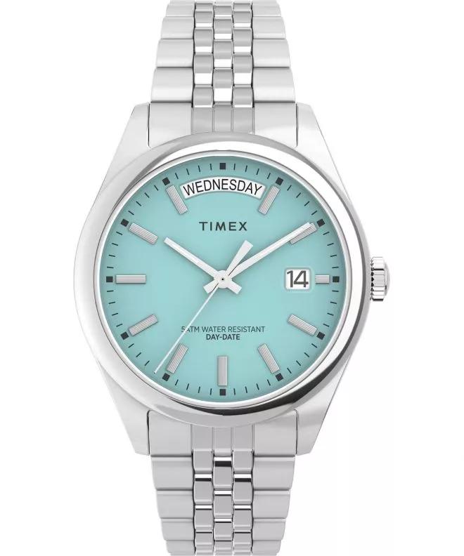 Hodinky dámske Timex Legacy Day and Date Tiffany Blue TW2V68400