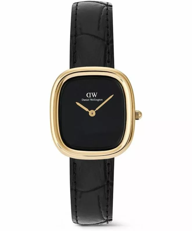 Hodinky dámske Daniel Wellington Margot Reading Onyx Ceramic Gold DW00100880
