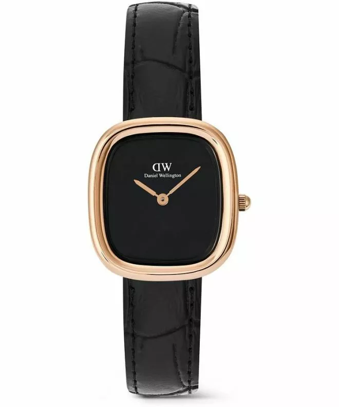 Hodinky dámske Daniel Wellington Margot Reading Onyx Ceramic Rose Gold DW00100881