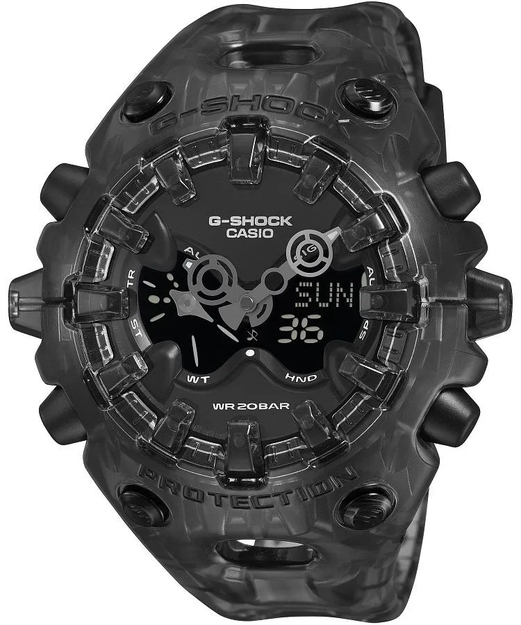 Hodinky unisex G-SHOCK GA-V01 Series Big Case Transparent GA-V01SKE-8AER