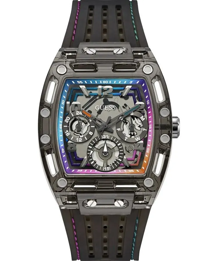 Hodinky pánske Guess Trend Phoenix Skeleton GW0499G14