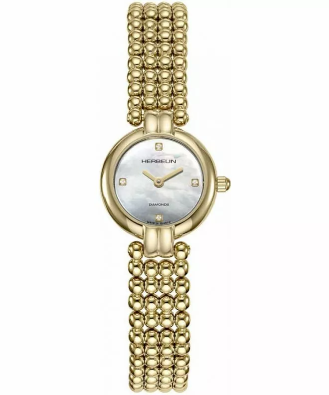 Hodinky dámske Herbelin Perles Mini Diamond 17433BP1N89