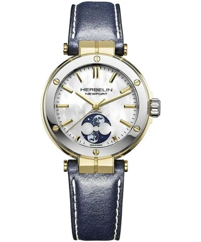 Hodinky dámske Herbelin Newport Moonphase Automatic 2879T1N19BL