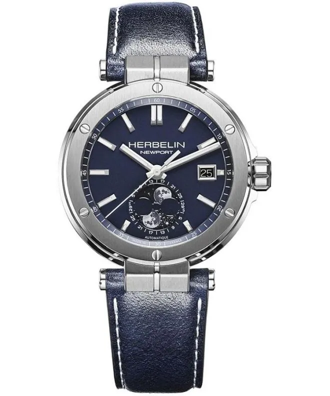 Hodinky pánske Herbelin Newport Moonphase Automatic 2889A15LBL