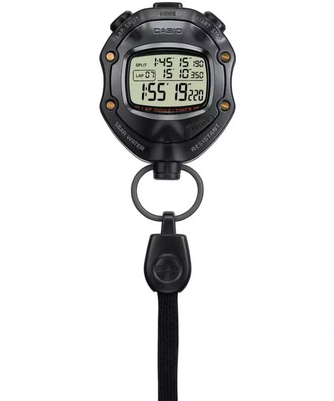 Vreckové Hodinky Casio Digital Black Stopwatch HS-80TW-1EF