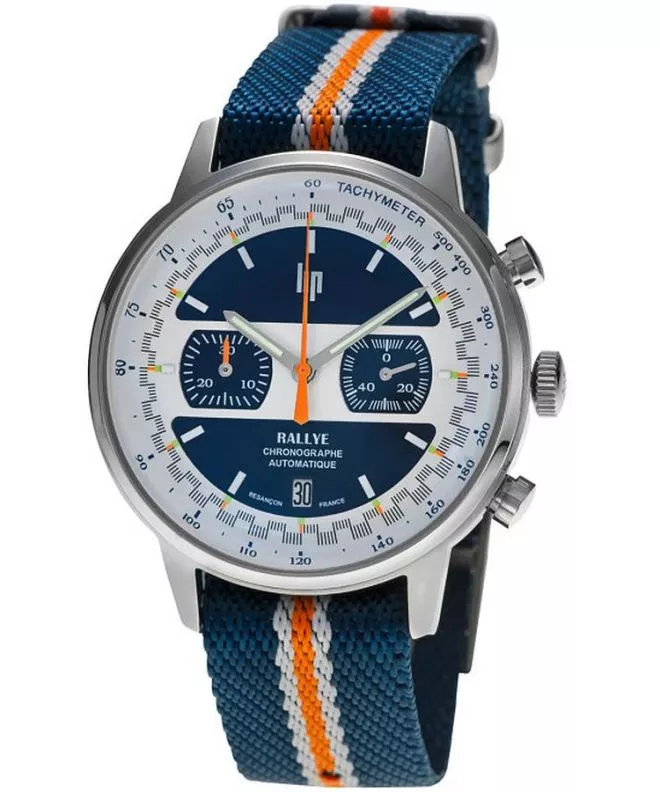 Hodinky unisex Lip Rallye Jacquard Automatic Chronograph Limited Edition 671823