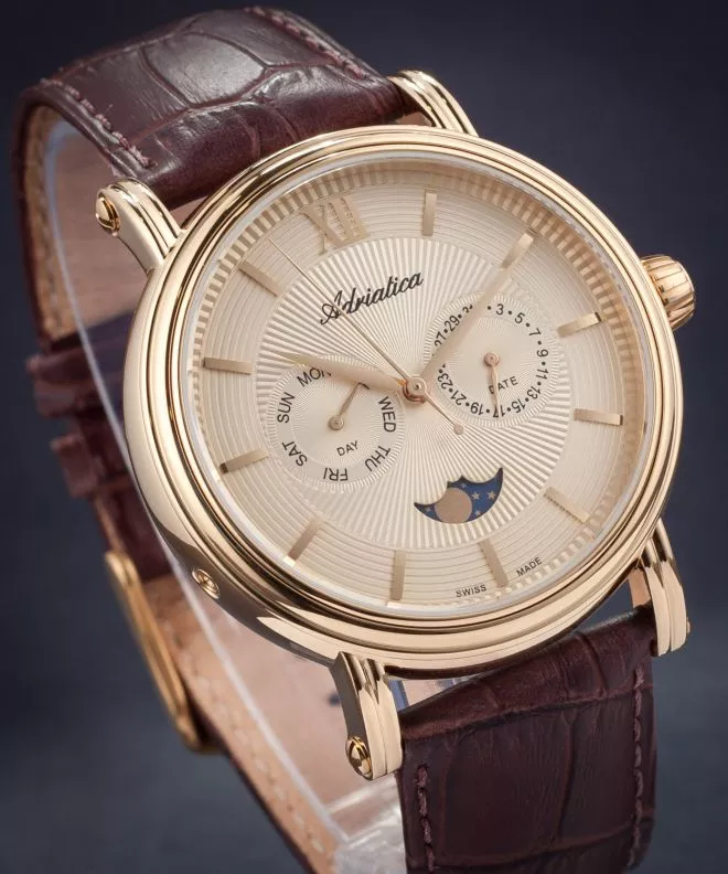Hodinky pánske Adriatica with Moon Phase A8236.1261QF
