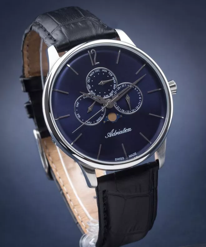 Hodinky pánske Adriatica Adriatica Classic Moonphase A8269.5255QF