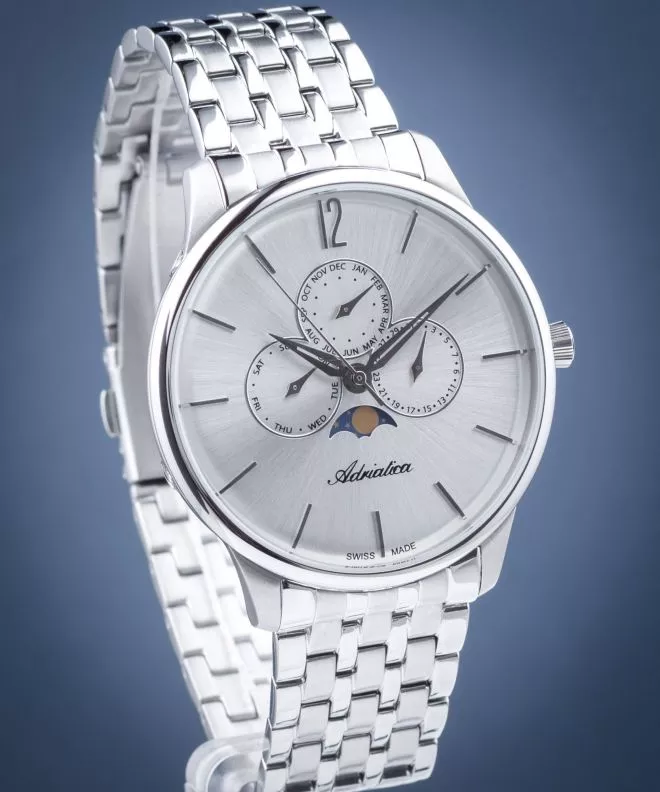 Hodinky Pánske Adriatica Moon Phase A8269.5153QF