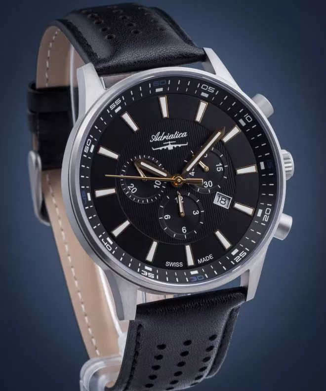 Hodinky pánske Adriatica Titanium Chronograph A8281.42G4CH1