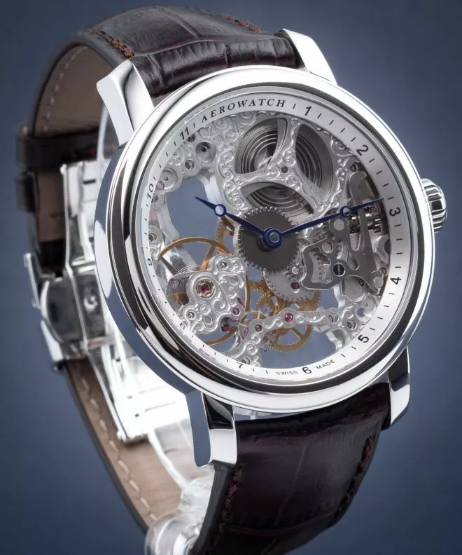 Hodinky pánske Aerowatch Renaissance Big Mechanical Skeleton 57931-AA01