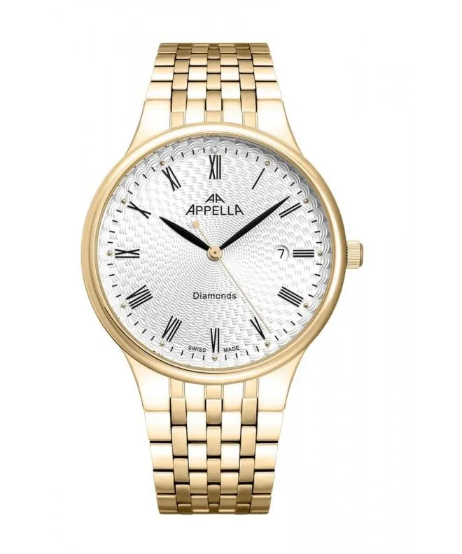 Hodinky Pánske Appella Diamonds L12002.1133DQ