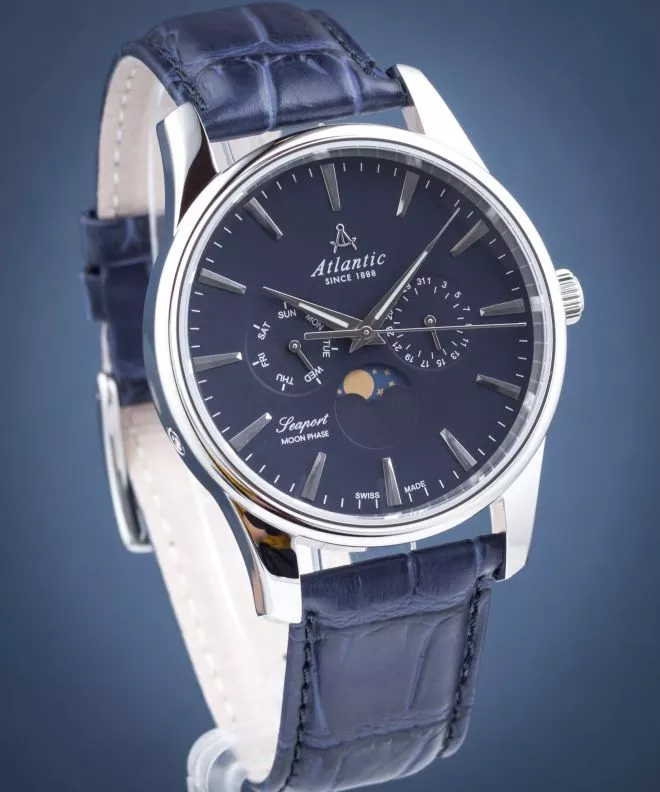 Hodinky Pánske Atlantic Seaport Moon Phase 56550.41.51