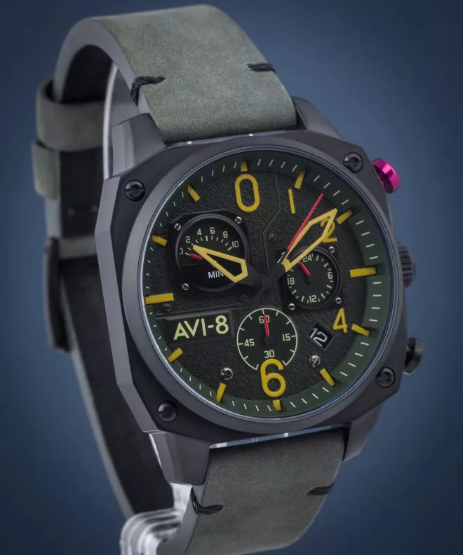 Hodinky Pánske AVI-8 Hawker Hunter Retrograde Chronograph AV-4052-08