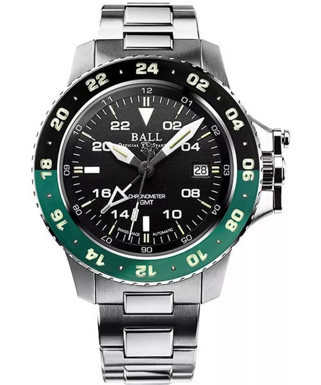 Hodinky pánske Ball AeroGMT II Automatic Chronometer DG2118C-S11C-BK