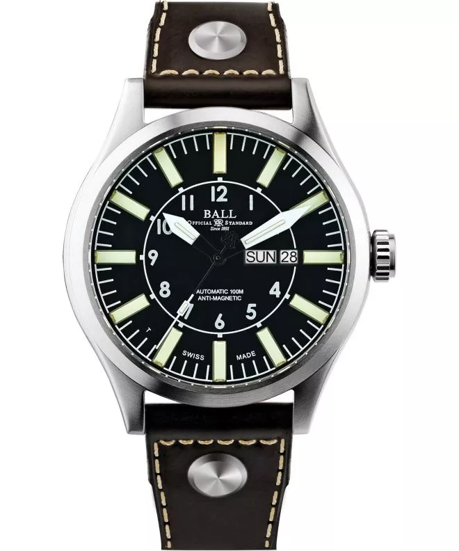 Hodinky pánske Ball Engineer Master II Aviator Automatic NM1080C-L13-BK