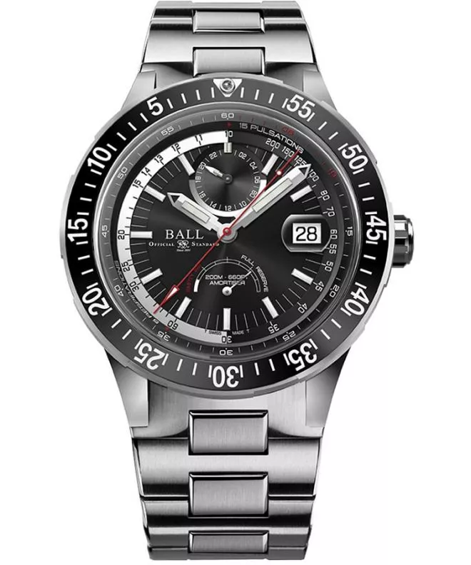 Hodinky pánske Ball Roadmaster With Rotor-Lock 41 mm Automatic Limited Edition GM3180B-S2-BK