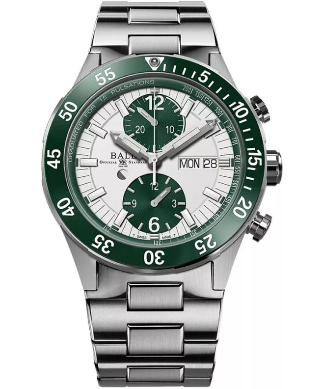 Hodinky pánske Ball Roadmaster Rescue Chronograph Limited Edition DC3030C-S2-WH
