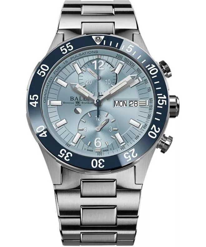 Hodinky pánske Ball Roadmaster Rescue Ice Blue Chronograph Limited Edition DC3030C-S3-IBE