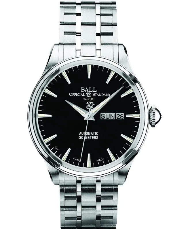 Hodinky pánske Ball Trainmaster Eternity Automatic NM2080D-SJ-BK
