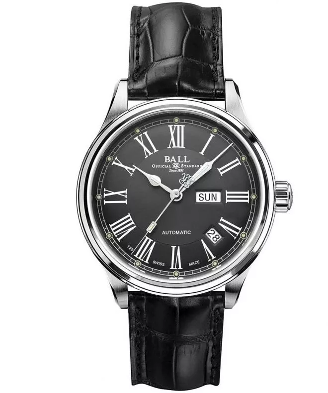 Hodinky pánske Ball Trainmaster Roman Automatic NM1058D-L4J-GY