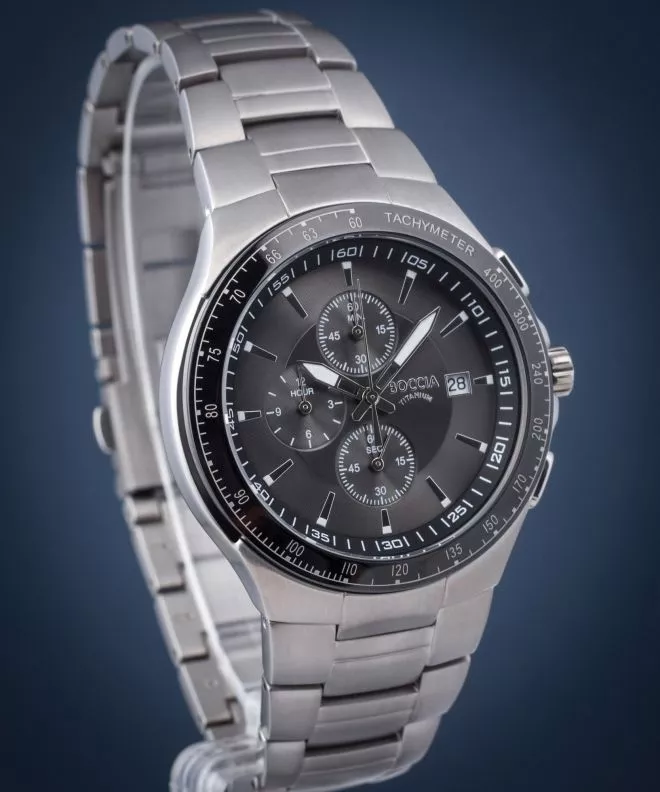 Hodinky Pánske Boccia Titanium Titanium Chronograph 3773-01