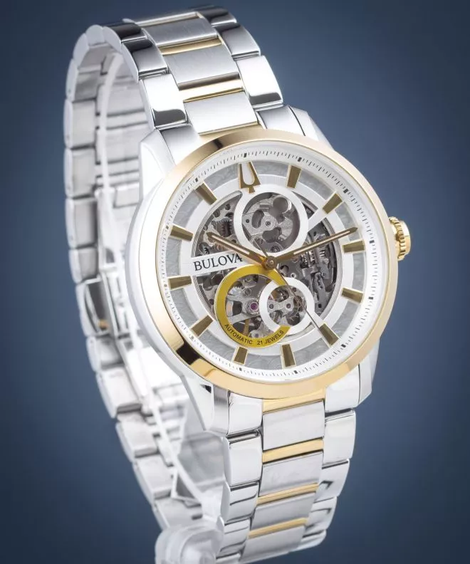 Hodinky pánske Bulova Classic Skeleton Automatic 98A214