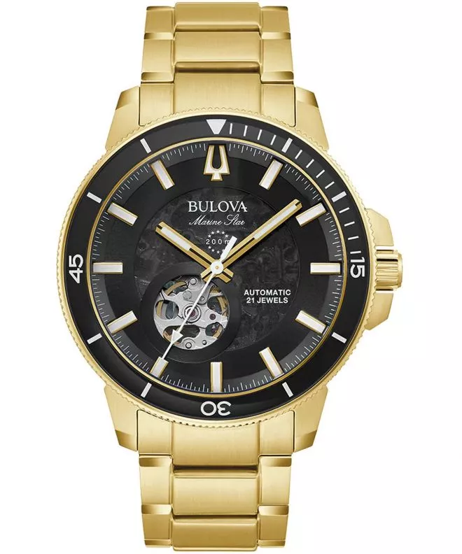 Hodinky pánske Bulova Marine Star Series C Open Heart Automatic 97A174