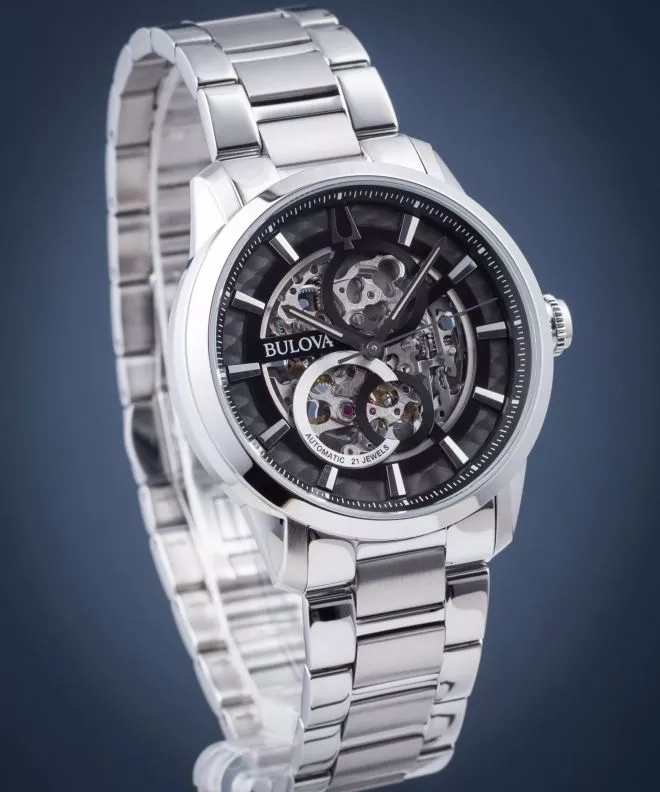 Hodinky Pánske Bulova Sutton Skeleton Automatic 96A208