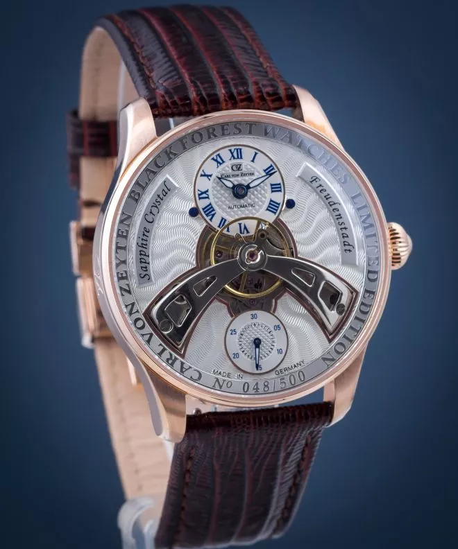 Hodinky Pánske Carl von Zeyten Freudenstadt Automatic CVZ0043RG (CVZ0043RGS)