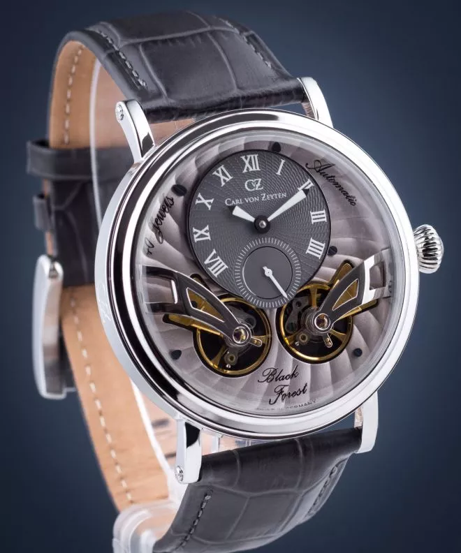 Hodinky Pánske Carl von Zeyten Black Forest Twin Balance Automatic CVZ0017SGY