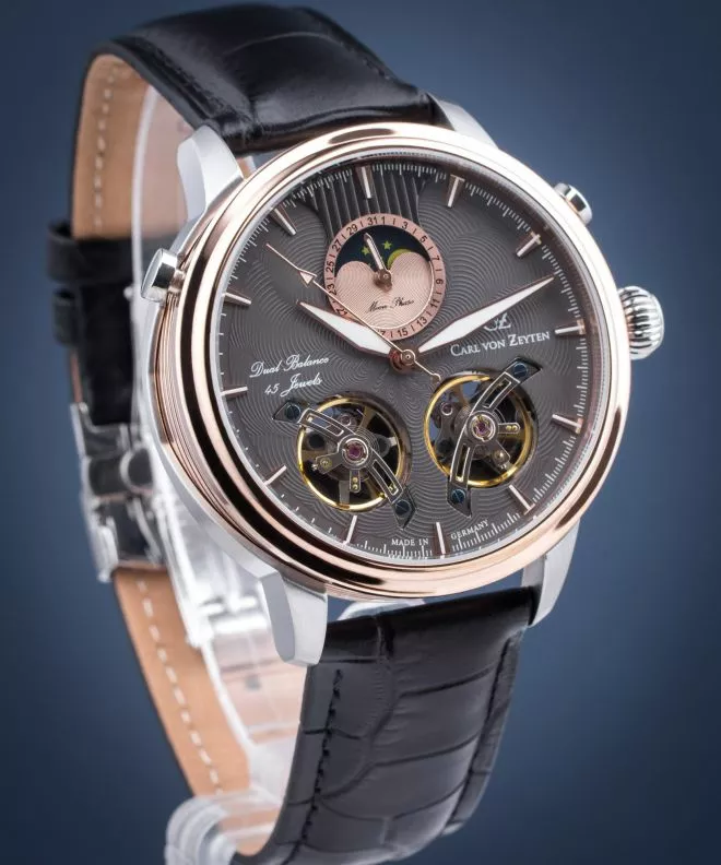 Hodinky pánske Carl von Zeyten Durbach Twin Balance Automatic CVZ0060RGU